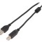Cablu USB 2.0 A-B aurit 4,5m