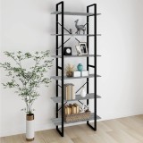vidaXL Dulap &icirc;nalt, gri sonoma, 80x30x210 cm, lemn compozit