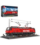 Cumpara ieftin Set de construcție Reobrix Railway 1757 piese &ndash; Locomotivă electrică MOC Vectron 66019, model detaliat pentru copii și adulți