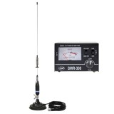 Antena CB PNI S75 75 cm cu magnet 125 mm si reflectometru SWR