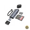 Cititor Card USB / USB-C Tech-Protect SD - microSD Gri