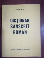 Dictionar sanscrit roman- Danila Incze foto