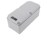Carcasă universală aluminiu gri &icirc;nchis 92x205x86mm