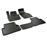 Covorase Cauciuc Tip Tavita Audi Q3 2011-2018 + Protectie Tunel Spate ALM Negru
