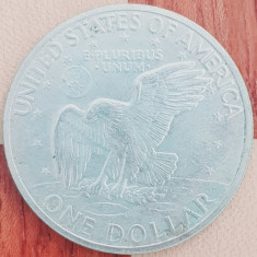 858 USA SUA Statele Unite 1 Dollar 1971 Eisenhower km 203 argint