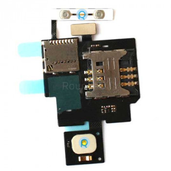 LG P720 Optimus 3D Max modul SIM și card SD, piesa de schimb pentru cititor SIM și card de memorie SIMC foto