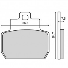 Set placute frana - Piaggio Beverly - X8 - X9 - MP3 125-500cc