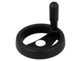 Buton de Reglare cu Manetă Neagră 37mm 10mm