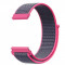 Curea textila, compatibila Samsung Galaxy Watch Active 2, telescoape Quick Release, Barn Pink