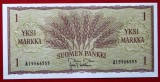 Finlanda 1 Markka 1963 Pick # 98 serie deosebita 5566555 UNC necirculata **