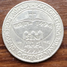 Moneda Croatia - 5 Kuna 1994 - Senj