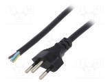 Cablu 3x1mm2 SEV-1011 (J) 3m negru 10A 250V LIAN DUNG