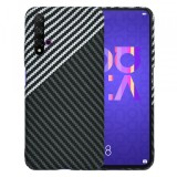 Husa pentru Huawei nova 5T / Honor 20, Techsuit, Carbonite FiberShell, Gri