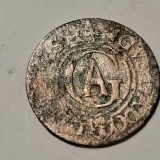 Polonia ocupatie Suedia 1 schilling 1626 argint Gustav ll Adolf