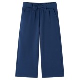 Pantaloni Copii Largi Bleumarin VidaXL, Marime 92 (1.5-2 Ani), Funda Decorativa, Talie Elastica, Buzunare
