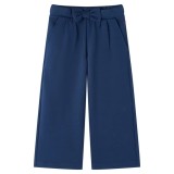 Pantaloni pentru copii cu picioare largi, bleumarin, 92 GartenMobel Dekor, vidaXL