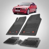 Covorase BMW Seria 3 E46 Compatibile 1998-2006 | Black, Cauciuc, Oem