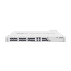 Management Switch 20 x SFP, 4 x SFP+, 4 x Combo (Gigabit sau SFP) - Mikrotik CRS328-4C-20S-4S+RM