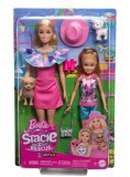 Set Barbie &amp; Stacie &amp; 2 Pet Dogs &amp; Accessories (hrm09)