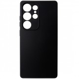Husa tip capac spate silicon TPU Matte neagra pentru Samsung Galaxy S25 Ultra
