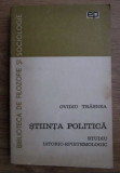 Stiinta politica Studiu istoric-epistemologic Ovidiu Trasnea