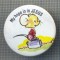 AX 1141 INSIGNA -RELIGIOASA -MY HOPE IS IN JESUS -PENTRU COLECTIONARI
