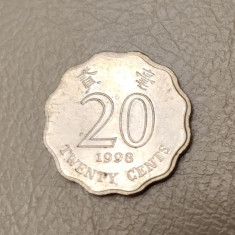 Hong Kong - 20 cents (1998) - monedă s240