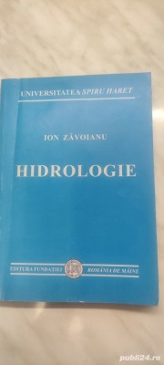 Hidrologie, Ion Zavoianu, an 2005, editia a II-a, stare perfecta foto