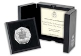 Marea Britanie - Regele Charles III - Inaugural Year ARGINT PROOF 50p - in cutie, Europa
