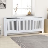 Gossi masca pentru calorifer, alb, 205 cm, mdf