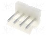Conector pas semnal, 4 pini, pas pini 3.96mm, tata, ADAM TECH - LHB-04-SA1