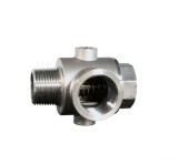 ProGARDEN Racord hidrofor cu supapa de sens, 5 cai, FE1&quot;xFI1&quot;xFI1&quot;xFI1/4&quot;xFI1/4&quot;, inox