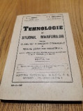 TEHNOLOGIE SI STUDIUL MARFURILOR - Cl. a VIII -a - M. C. Popovici -1947, 399 p., Alta editura, Clasa 8, Economie