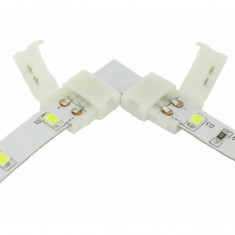 Conector L de 10mm pentru benzi LED de 1 culoare SMD5050 5630 Con?inutul pachetului 1 Bucata foto