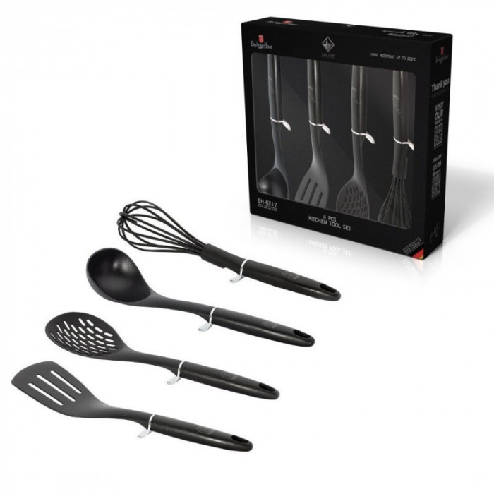 Set 4 ustensile bucatarie Black Royal Berlinger Haus