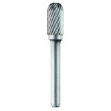 Tivoly 1031641 - Freza cu carburi metalice 8x20x65 mm tija 6 mm forma C (cilindrica cu cap sferic) tais simplu