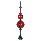 Cumpara ieftin Decoratiune Craciun metal verde rosu &Oslash; 31x145 cm