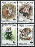 Bulgaria 1994 Mi 4124/27 MNH - WWF: Hamsterul European 27-3, Nestampilat