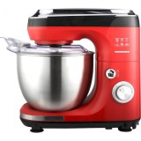 Cumpara ieftin Mixer planetar Heinner HPM-600RD, RESIGILAT, GARANTIE 1 AN, 600 W, miscare eliptica, bol inox 5 L, tel, paleta si carlig din aluminiu turnat,