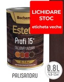 Cumpara ieftin Lazura lemn BOCHEMIT ESTETIK PROFI 0.8L PALISANDRU, protectie avansata UV