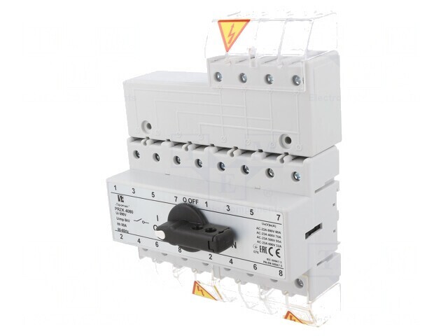 Comutator Rețea-Generator 80A 4 Poli