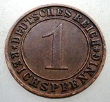 B.205 GERMANIA WEIMAR 1 REICHSPFENNIG 1934 A