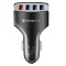 Incarcator Auto cu Incarcare Rapida AlianX, 4 Porturi USB, Fast Charger, Incarcare rapida, Negru