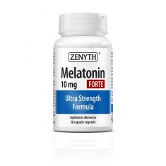 Melatonina Forte 10 mg, 30 capsule, INSOMNII si intarirea imunitatii, ZENYTH