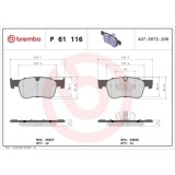 Placute frana Citroen Berlingo (Er , Berlingo Box (K9), C4 Grand Picasso 2 (Da , C4 Picasso 2 Van (Dd), C4 Picasso Ii, C4 Spacetourer (3d), C4 Spacet