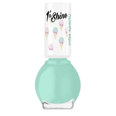 Lac de Unghii Miss Sporty, Nuanta 510 Mint Delight, 7 ml, Lac pentru Unghii, Oja pentru Unghii, Lac Manichiura foto