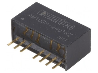 Convertor DC/DC 10W 9-36V la 3.3V 2.4A SIP8 foto