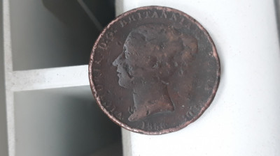 Jersey - 1/13 shilling 1858. foto