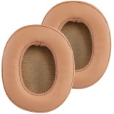 Set 2 bureti TXE pentru casti Skullcandy Crusher ANC EVO 3.0 / 2.0 / 360 / Hesh 3 / Venue, Over-Ear, Khaki, Spuma cu memorie, Piele ecologica
