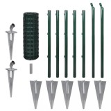 Cumpara ieftin Euro gard, verde, 10 x 0,8 m, otel